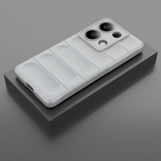 For Xiaomi Redmi Note 13 Pro 4G Global Magic Shield TPU + Flannel Phone Case(Grey) by buy2fix