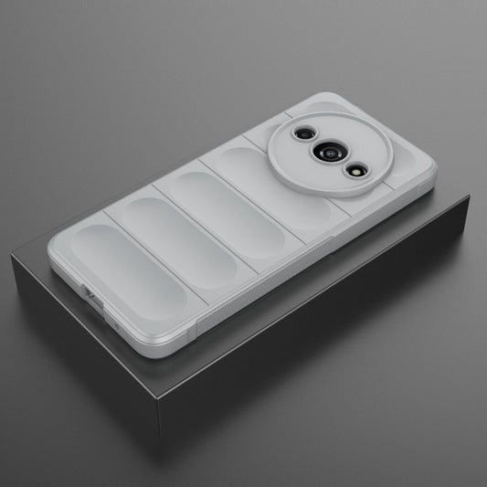 For Xiaomi Redmi A3 4G Global Magic Shield TPU + Flannel Phone Case(Grey) by buy2fix