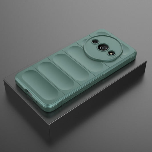 For Xiaomi Redmi A3 4G Global Magic Shield TPU + Flannel Phone Case(Dark Green) by buy2fix