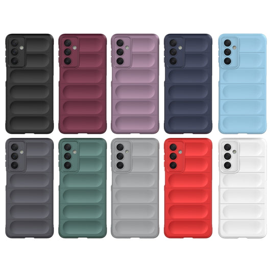 For Samsung Galaxy M54 5G Magic Shield TPU + Flannel Phone Case(Wine Red) by buy2fix