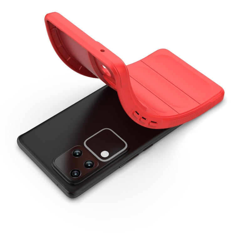 For vivo S18 5G Magic Shield TPU + Flannel Phone Case(Red) - vivo Cases by buy2fix | Online Shopping UK | buy2fix