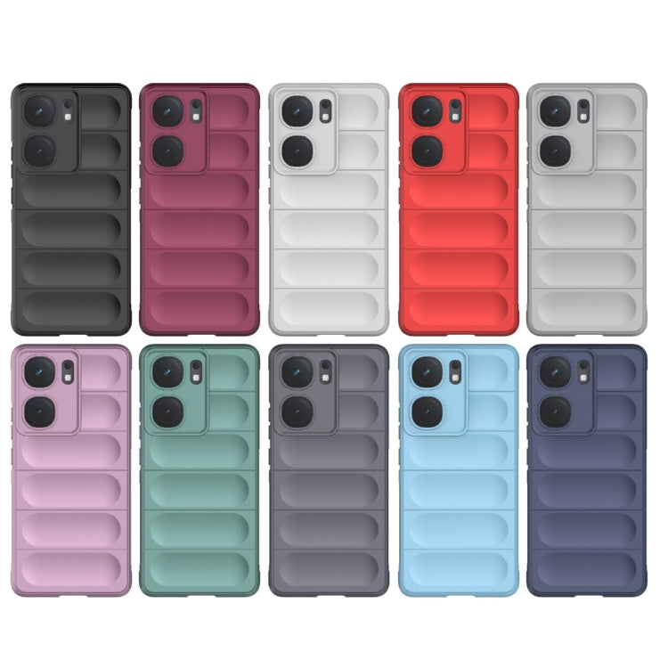 For vivo iQOO Neo9 Magic Shield TPU + Flannel Phone Case(White) by buy2fix