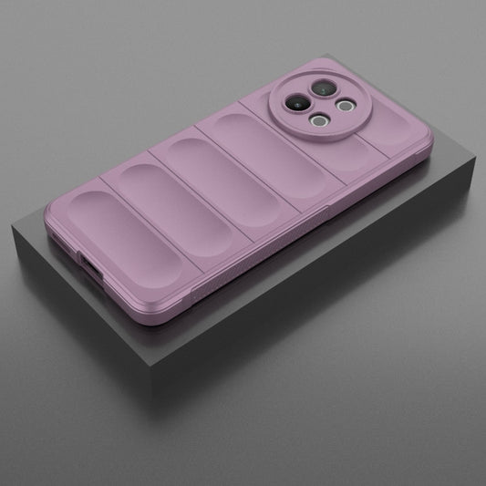 For vivo S18E 5G Magic Shield TPU + Flannel Phone Case(Purple) by buy2fix