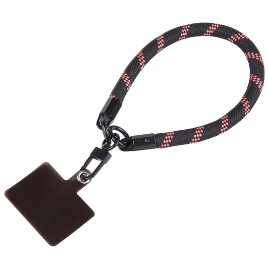 Universal Phone Short Lanyard(Black + Pink) - Lanyards & Wrist Straps by buy2fix | Online Shopping UK | buy2fix
