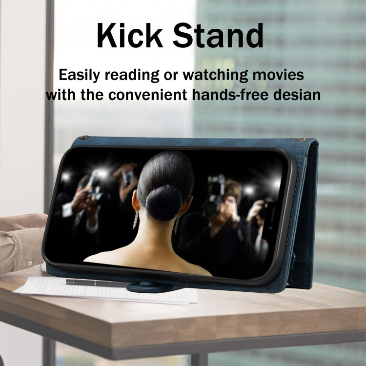 For Google Pixel 9 / 9 Pro ESEBLE Retro Frosted RFID Flip Leather Phone Case(Dark Green) by ESEBLE