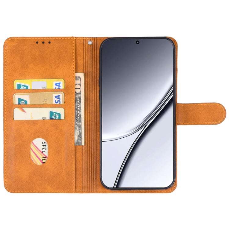 For Realme GT5 Pro Leather Phone Case(Brown) - Realme Cases by buy2fix | Online Shopping UK | buy2fix