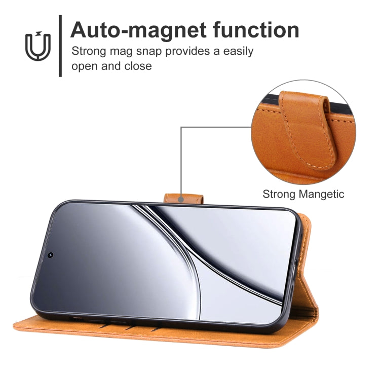 For Realme GT5 Pro Leather Phone Case(Brown) - Realme Cases by buy2fix | Online Shopping UK | buy2fix