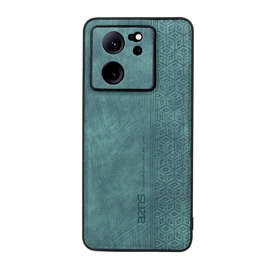 For Xiaomi 13T / 13T Pro / Redmi K60 Ultra AZNS 3D Embossed Skin Feel Phone Case(Dark Green) by AZNS