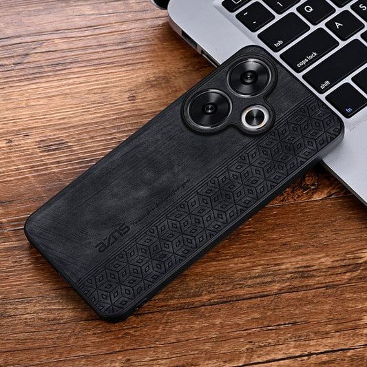 For Xiaomi Redmi Turbo 3 AZNS 3D Embossed Skin Feel Phone Case(Black) by AZNS