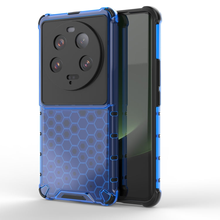 For Xiaomi 13 Ultra Shockproof Honeycomb PC + TPU Phone Case(Blue) - Xiaomi Cases by buy2fix | Online Shopping UK | buy2fix