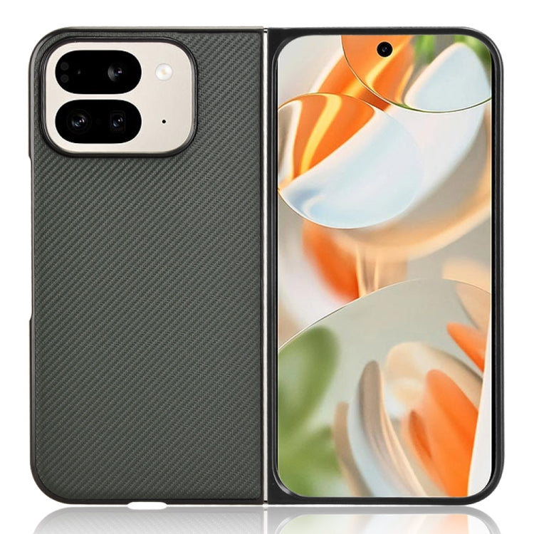 For Google Pixel 9 Pro Fold PU Leather PC Phone Case(Green) by buy2fix