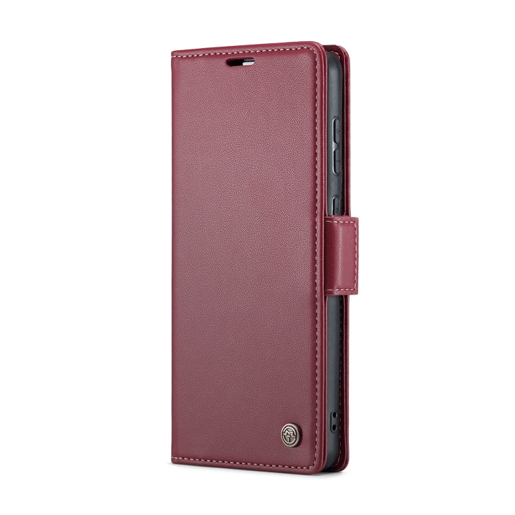 For Samsung Galaxy S20+ CaseMe 023 Butterfly Buckle Litchi Texture RFID Anti-theft Leather Phone Case(Wine Red) - Galaxy Phone Cases by CaseMe | Online Shopping UK | buy2fix
