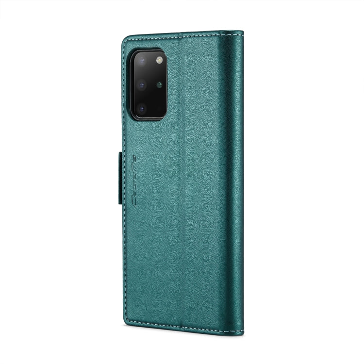 For Samsung Galaxy S20+ CaseMe 023 Butterfly Buckle Litchi Texture RFID Anti-theft Leather Phone Case(Pearly Blue) - Galaxy Phone Cases by CaseMe | Online Shopping UK | buy2fix