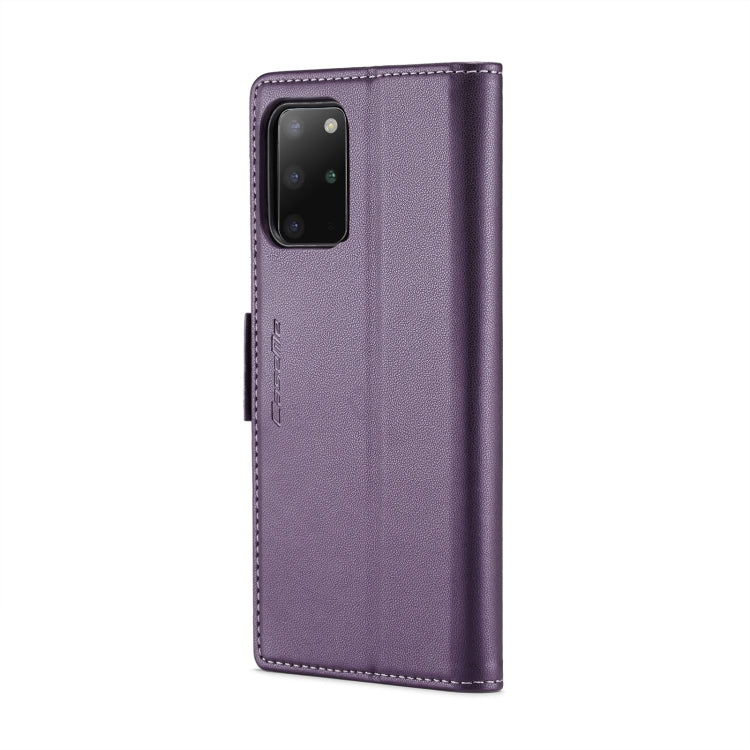 For Samsung Galaxy S20+ CaseMe 023 Butterfly Buckle Litchi Texture RFID Anti-theft Leather Phone Case(Pearly Purple) - Galaxy Phone Cases by CaseMe | Online Shopping UK | buy2fix