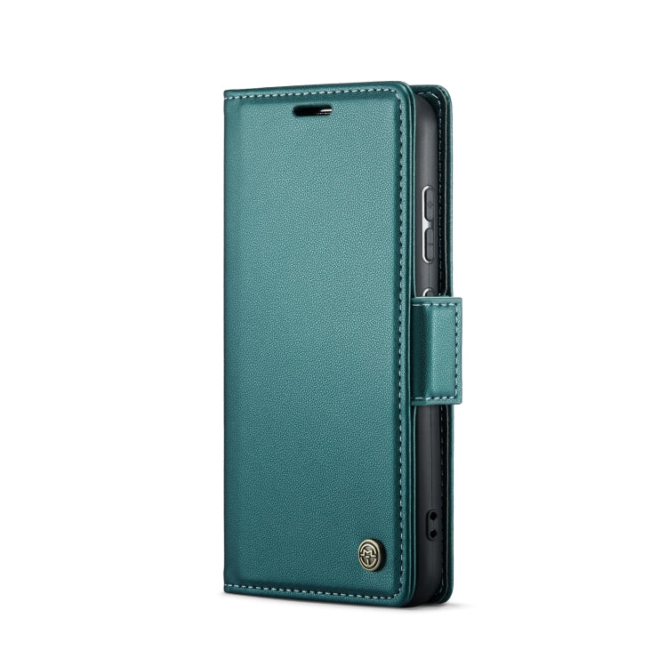 For Samsung Galaxy S23 5G CaseMe 023 Butterfly Buckle Litchi Texture RFID Anti-theft Leather Phone Case(Pearly Blue) - Galaxy S23 5G Cases by CaseMe | Online Shopping UK | buy2fix
