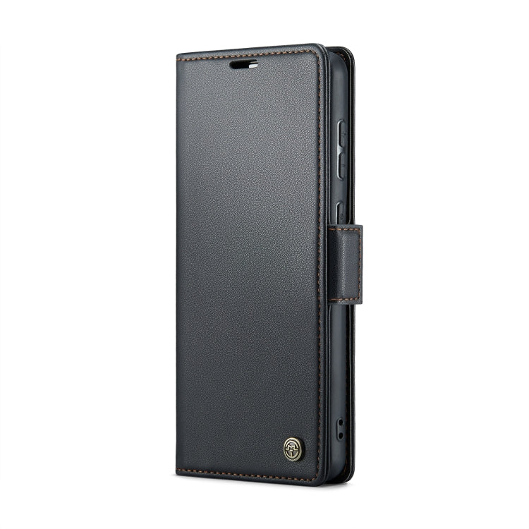 For Samsung Galaxy S20 FE CaseMe 023 Butterfly Buckle Litchi Texture RFID Anti-theft Leather Phone Case(Black) - Galaxy S20 FE Cases by CaseMe | Online Shopping UK | buy2fix