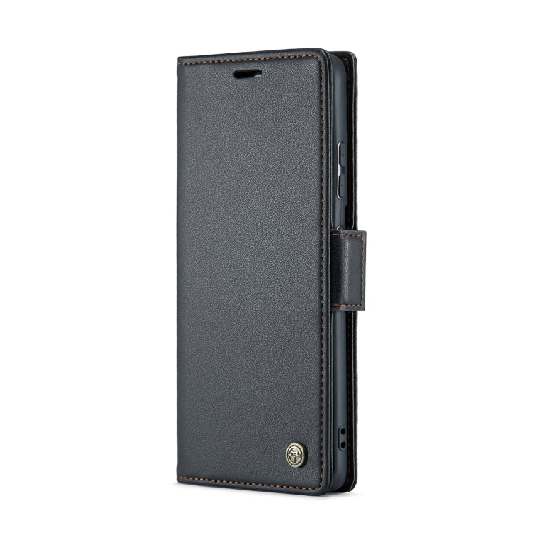 For Samsung Galaxy S21 Ultra 5G CaseMe 023 Butterfly Buckle Litchi Texture RFID Anti-theft Leather Phone Case(Black) - Galaxy S21 Ultra 5G Cases by CaseMe | Online Shopping UK | buy2fix