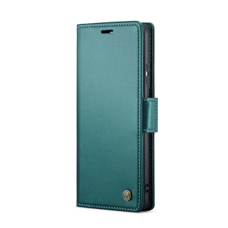 For Samsung Galaxy S21 Ultra 5G CaseMe 023 Butterfly Buckle Litchi Texture RFID Anti-theft Leather Phone Case(Pearly Blue) - Galaxy S21 Ultra 5G Cases by CaseMe | Online Shopping UK | buy2fix