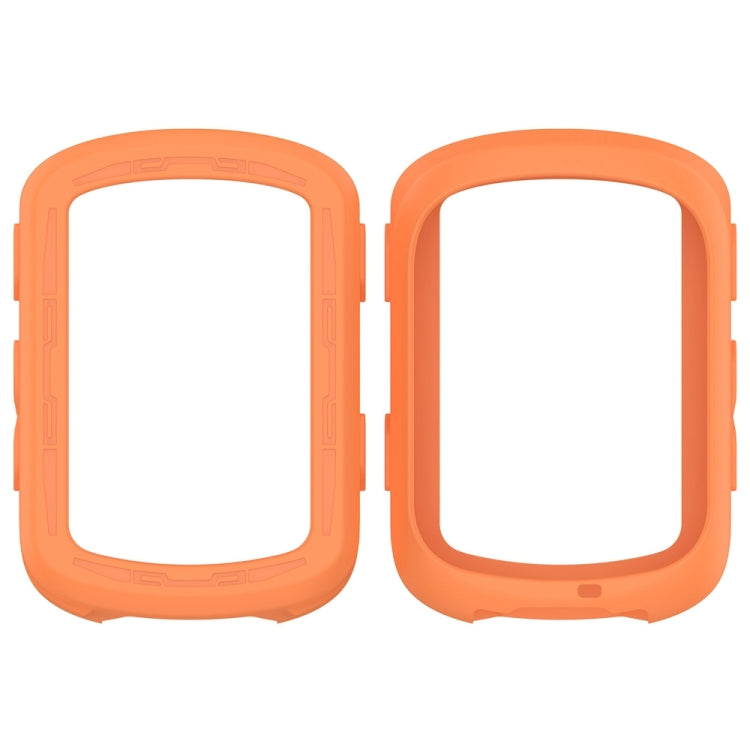 For Garmin Edge 840 / Edge 540 Stopwatch Armor Silicone Protective Case(Orange) - Watch Cases by buy2fix | Online Shopping UK | buy2fix