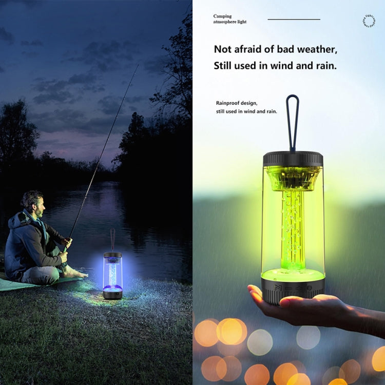 Z15 Portable RGB Atmosphere Light Outdoor Wireless Bluetooth Speaker(Black) - Desktop Speaker by buy2fix | Online Shopping UK | buy2fix