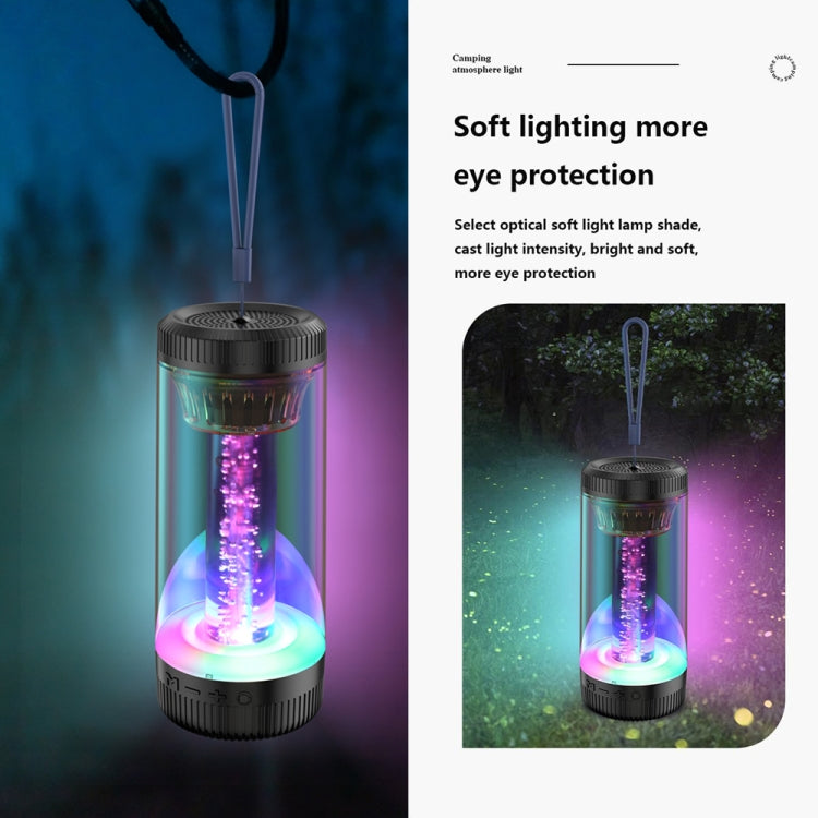 Z15 Portable RGB Atmosphere Light Outdoor Wireless Bluetooth Speaker(Black) - Desktop Speaker by buy2fix | Online Shopping UK | buy2fix