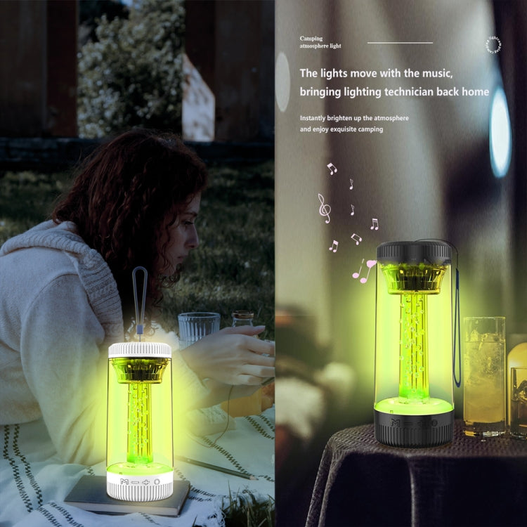 Z15 Portable RGB Atmosphere Light Outdoor Wireless Bluetooth Speaker(Black) - Desktop Speaker by buy2fix | Online Shopping UK | buy2fix