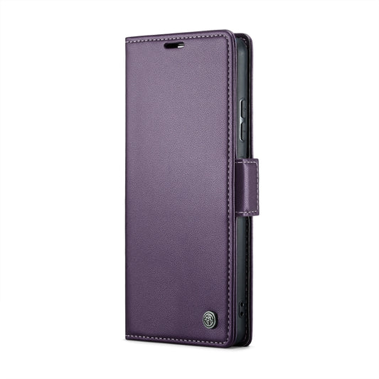 For Xiaomi 12T /12T Pro/Redmi K50 Ultra CaseMe 023 Butterfly Buckle Litchi Texture RFID Anti-theft Leather Phone Case(Pearly Purple) by CaseMe