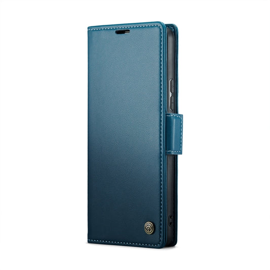 For Xiaomi 13T/13T Pro CaseMe 023 Butterfly Buckle Litchi Texture RFID Anti-theft Leather Phone Case(Blue) by CaseMe