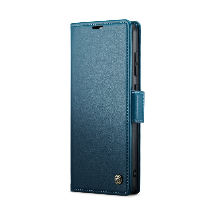 For Xiaomi Poco X6 Pro 5G/Redmi K70E 5G CaseMe 023 Butterfly Buckle Litchi Texture RFID Anti-theft Leather Phone Case(Blue) - Xiaomi Cases by CaseMe | Online Shopping UK | buy2fix