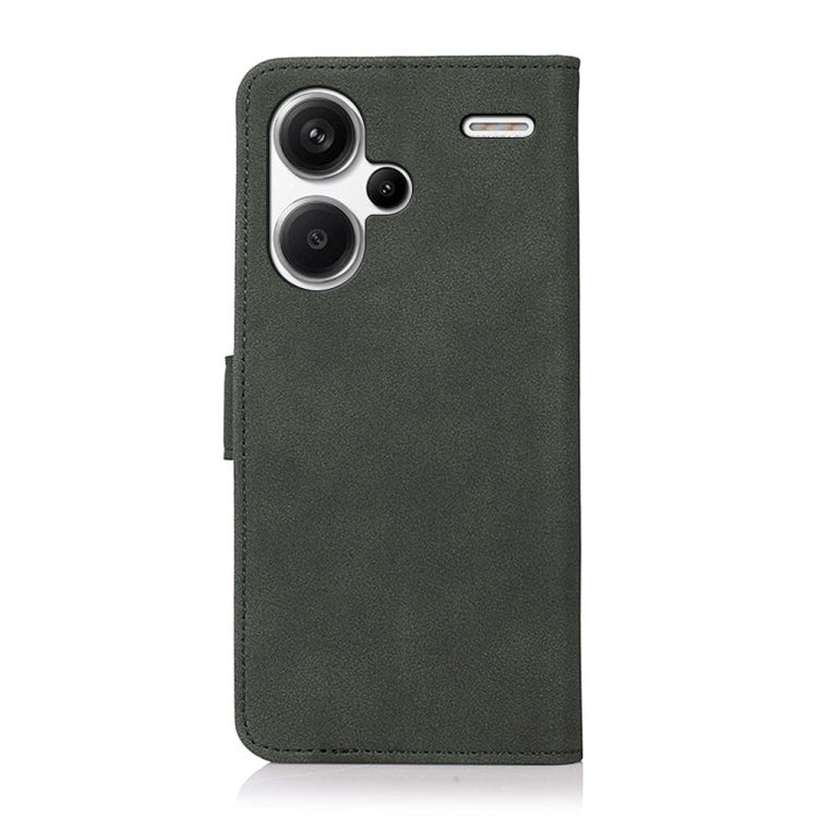 For Xiaomi Redmi Note 13 Pro+ 5G Global KHAZNEH Matte Texture Leather Phone Case(Green) - Xiaomi Cases by buy2fix | Online Shopping UK | buy2fix
