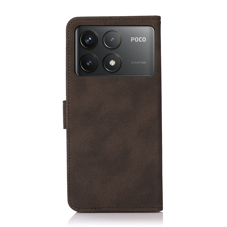 For Xiaomi Redmi K70 5G / K70 Pro 5G KHAZNEH Matte Texture Leather Phone Case(Brown) - Xiaomi Cases by buy2fix | Online Shopping UK | buy2fix