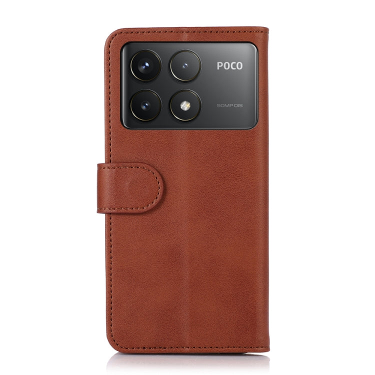 For Xiaomi Redmi K70 5G / K70 Pro 5G Cow Texture Leather Phone Case(Brown) - Xiaomi Cases by buy2fix | Online Shopping UK | buy2fix