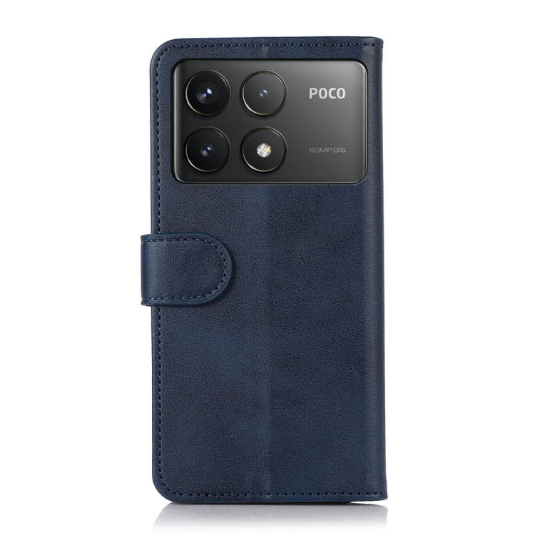 For Xiaomi Redmi K70 5G / K70 Pro 5G Cow Texture Leather Phone Case(Blue) - Xiaomi Cases by buy2fix | Online Shopping UK | buy2fix