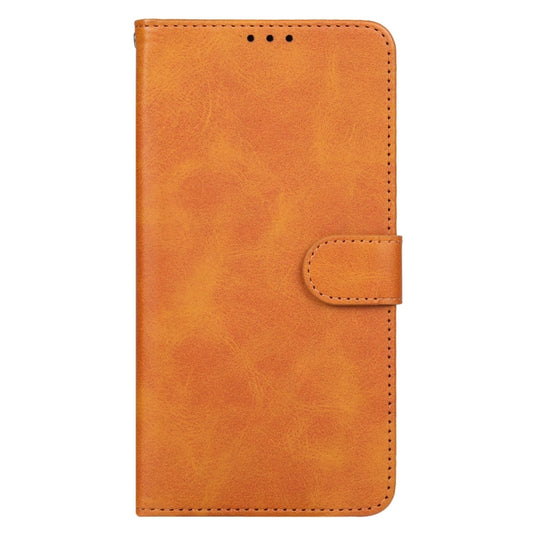 For Motorola Edge 50 Pro Leather Phone Case(Brown) by buy2fix