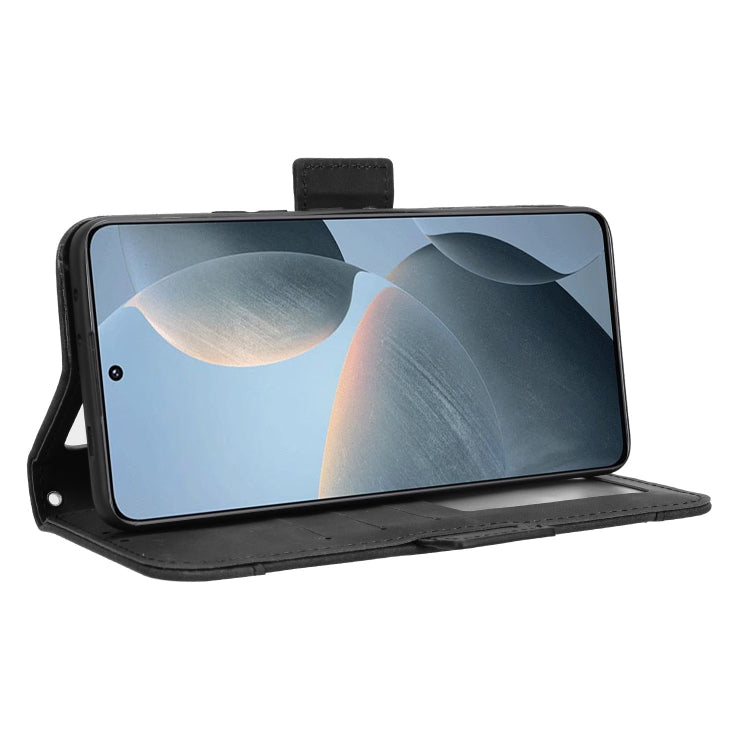 For Xiaomi Redmi K70 / K70 Pro 5G Skin Feel Calf Texture Card Slots Leather Phone Case(Black) by buy2fix