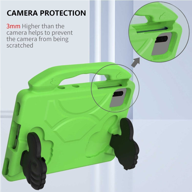 For Samsung Galaxy Tab S7 / S8 Children EVA Shockproof Tablet Case with Thumb Bracket(Green) by buy2fix