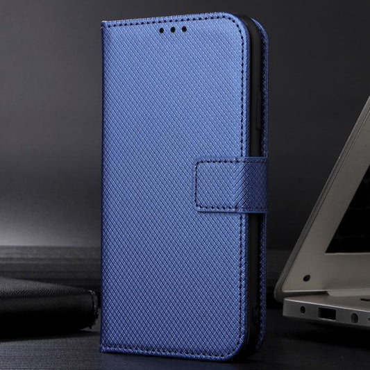 For Google Pixel 10 Pro / 10 Diamond Texture Leather Phone Case(Blue) - Google Cases by buy2fix | Online Shopping UK | buy2fix