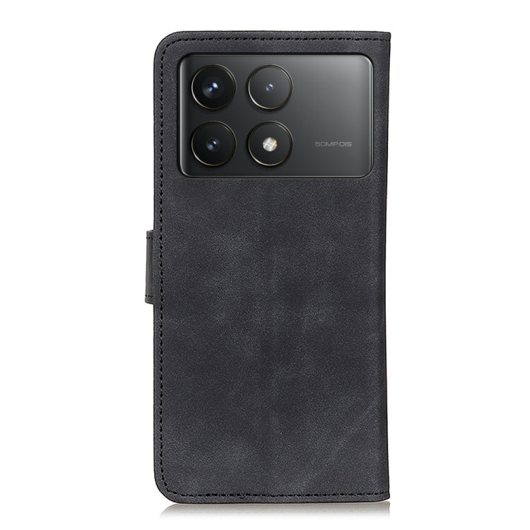 For Xiaomi Redmi K70 5G / K70 Pro 5G KHAZNEH Retro Texture Flip Leather Phone Case(Black) - Xiaomi Cases by buy2fix | Online Shopping UK | buy2fix