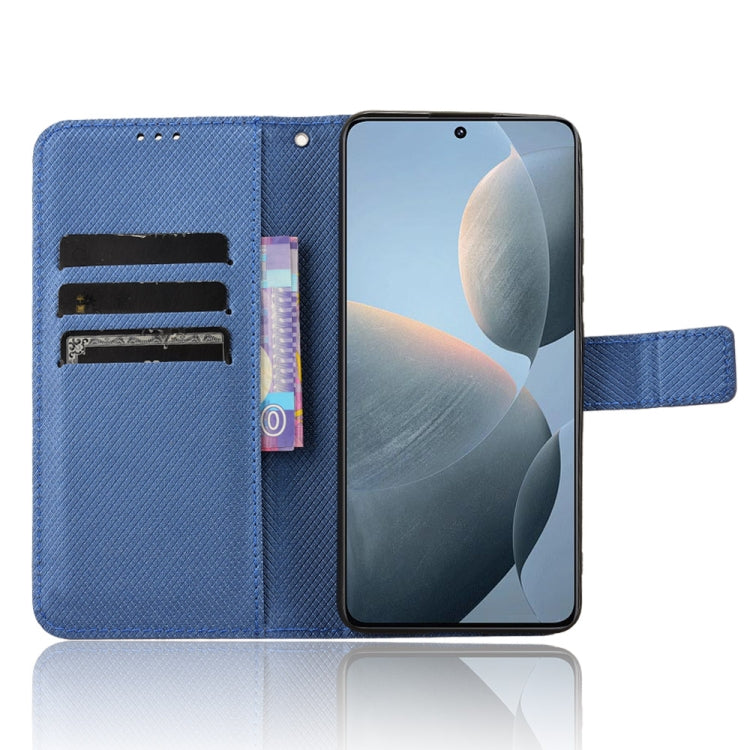 For Xiaomi Redmi K70 / K70 Pro Diamond Texture Leather Phone Case(Blue) - Xiaomi Cases by buy2fix | Online Shopping UK | buy2fix