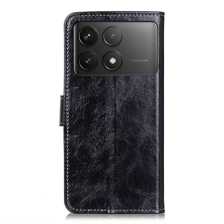 For Xiaomi Redmi K70 5G / K70 Pro 5G Retro Crazy Horse Texture Leather Phone Case(Black) - Xiaomi Cases by buy2fix | Online Shopping UK | buy2fix