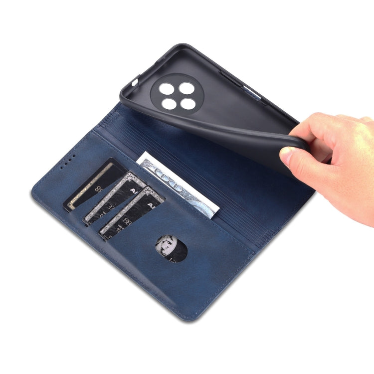 For Huawei Enjoy 60 Pro AZNS Magnetic Calf Texture Flip Leather Phone Case(Dark Blue) - Huawei Cases by AZNS | Online Shopping UK | buy2fix