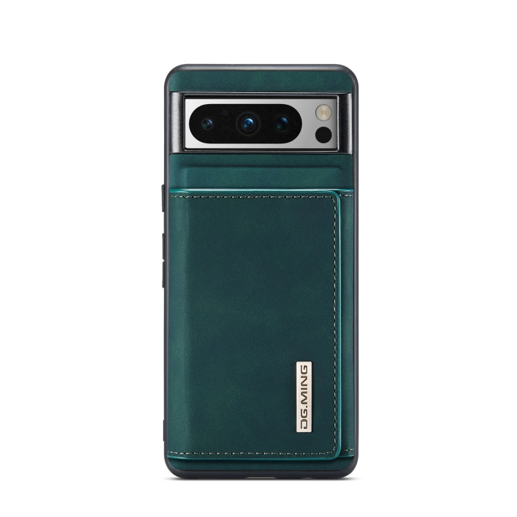 For Google Pixel 8 Pro DG.MING M1 Series 3-Fold Multi Card Wallet + Magnetic Phone Case(Green) - Google Cases by DG.MING | Online Shopping UK | buy2fix