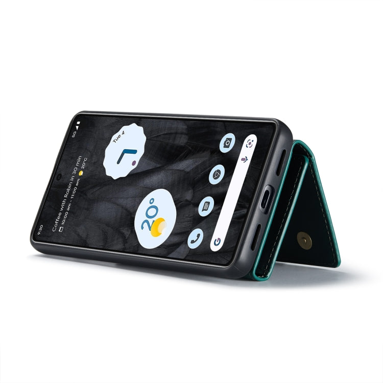 For Google Pixel 8 Pro DG.MING M1 Series 3-Fold Multi Card Wallet + Magnetic Phone Case(Green) - Google Cases by DG.MING | Online Shopping UK | buy2fix