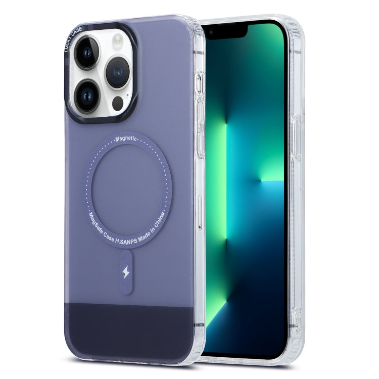 For iPhone 13 Pro Max PC + TPU IMD MagSafe Magnetic Phone Case(Black) - iPhone 13 Pro Max Cases by buy2fix | Online Shopping UK | buy2fix