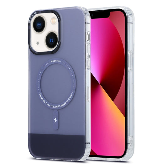 For iPhone 13 PC + TPU IMD MagSafe Magnetic Phone Case(Black) - iPhone 13 Cases by buy2fix | Online Shopping UK | buy2fix
