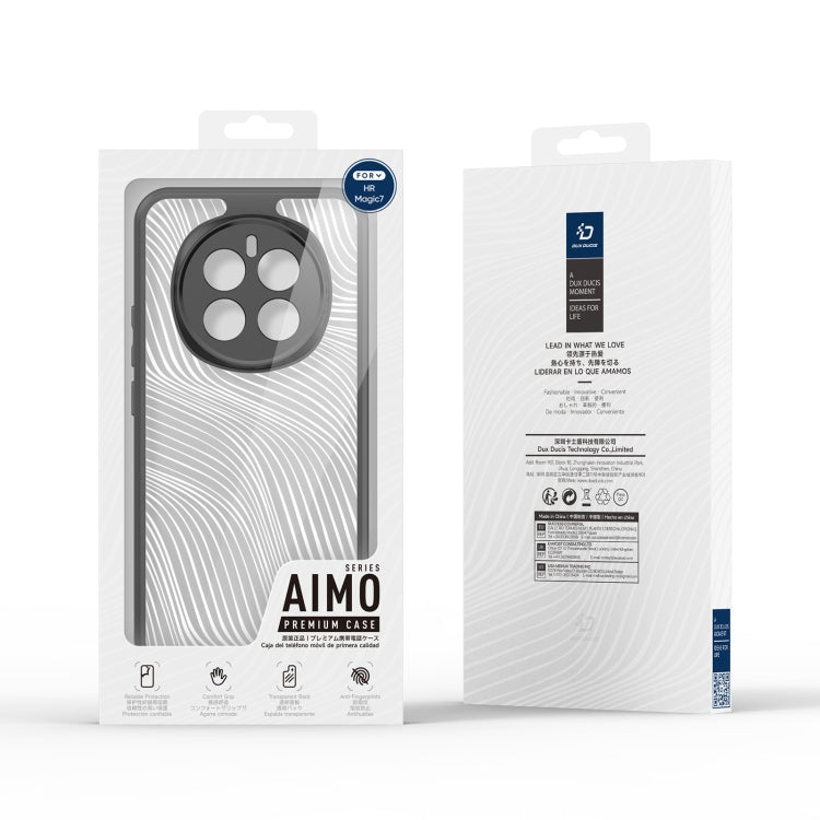 For Honor Magic7 DUX DUCIS Aimo Series TPU + PC Frosted Feel Phone Case(Black) - Honor Cases by DUX DUCIS | Online Shopping UK | buy2fix