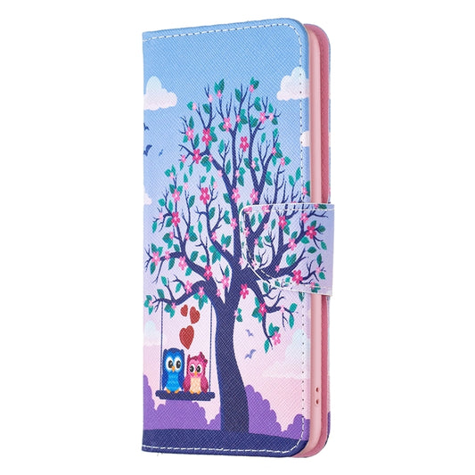 For Xiaomi Redmi Note 13 Pro+ 5G Colored Drawing Pattern Leather Phone Case(Owl) by buy2fix