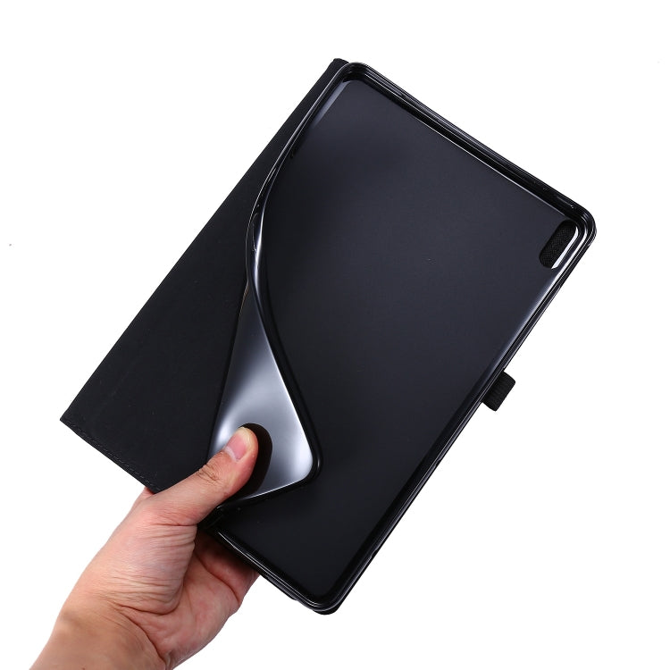 For Huawei MatePad SE 11 2024 Fabric Leather Tablet Case(Black) - Huawei by buy2fix | Online Shopping UK | buy2fix
