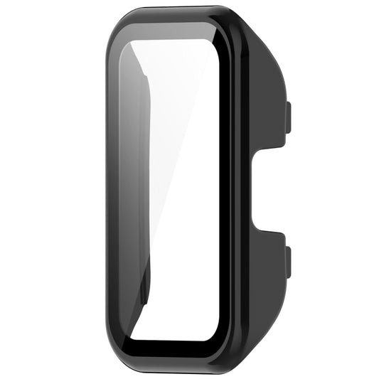 For Huawei Band 10 / 9 / 8 PC + Tempered Film Integrated Protective Watch Case(Black) by buy2fix