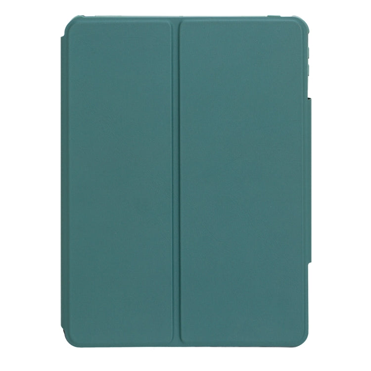 For iPad 11 2025 / 10th Gen 10.9 2022 F10BS 360 Rotation Acrylic Transparent Bluetooth Keyboard Leather Case With Backlight(Green) - Universal by buy2fix | Online Shopping UK | buy2fix
